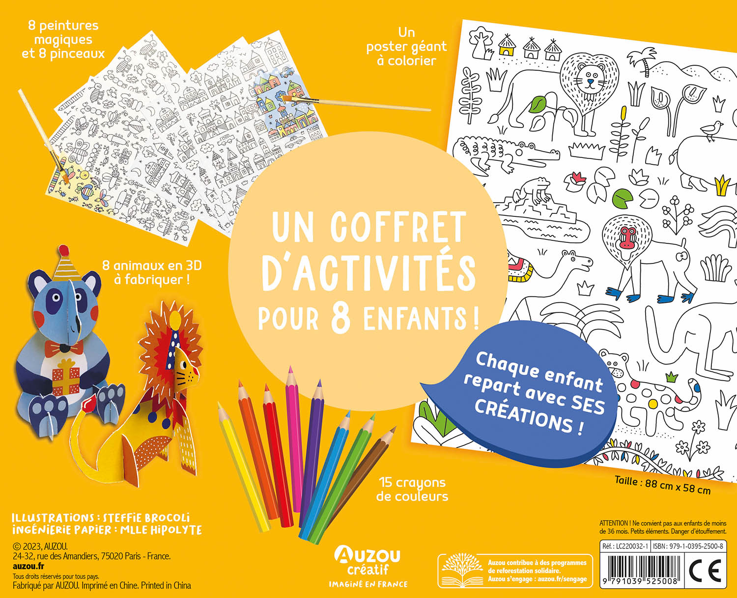 Mon Coffret D'artiste - Mon Coffret D'anniversaire - Je Fête Mes 4 Ans !