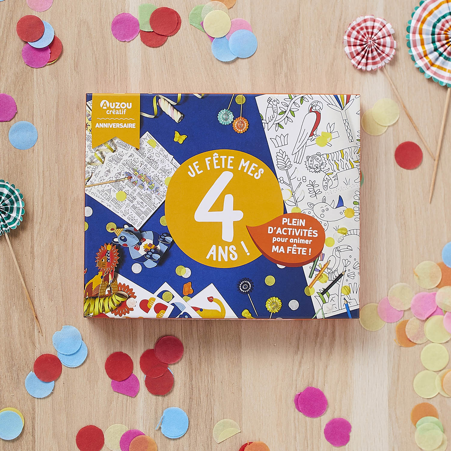 Mon Coffret D'artiste - Mon Coffret D'anniversaire - Je Fête Mes 4 Ans !