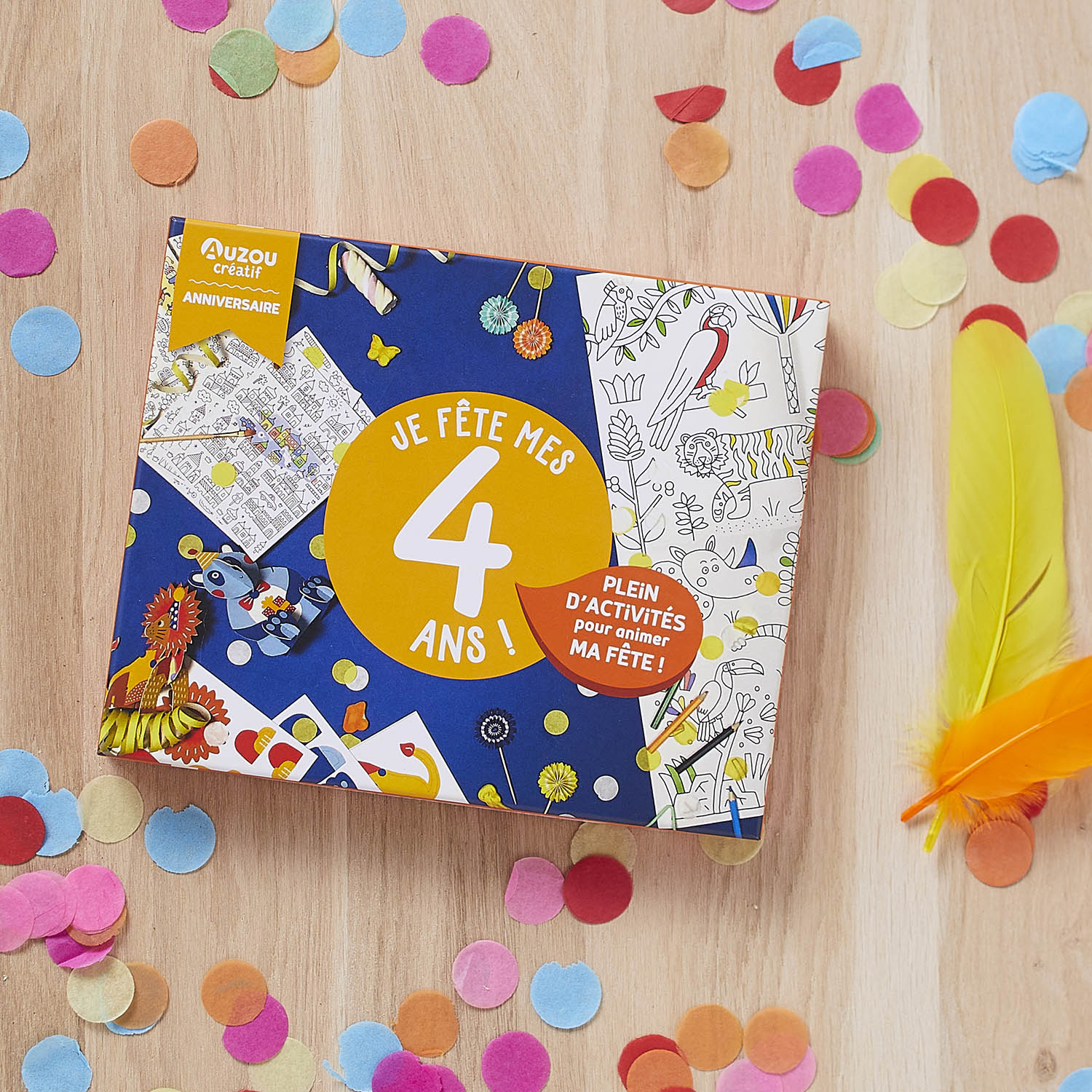 Mon Coffret D'artiste - Mon Coffret D'anniversaire - Je Fête Mes 4 Ans !