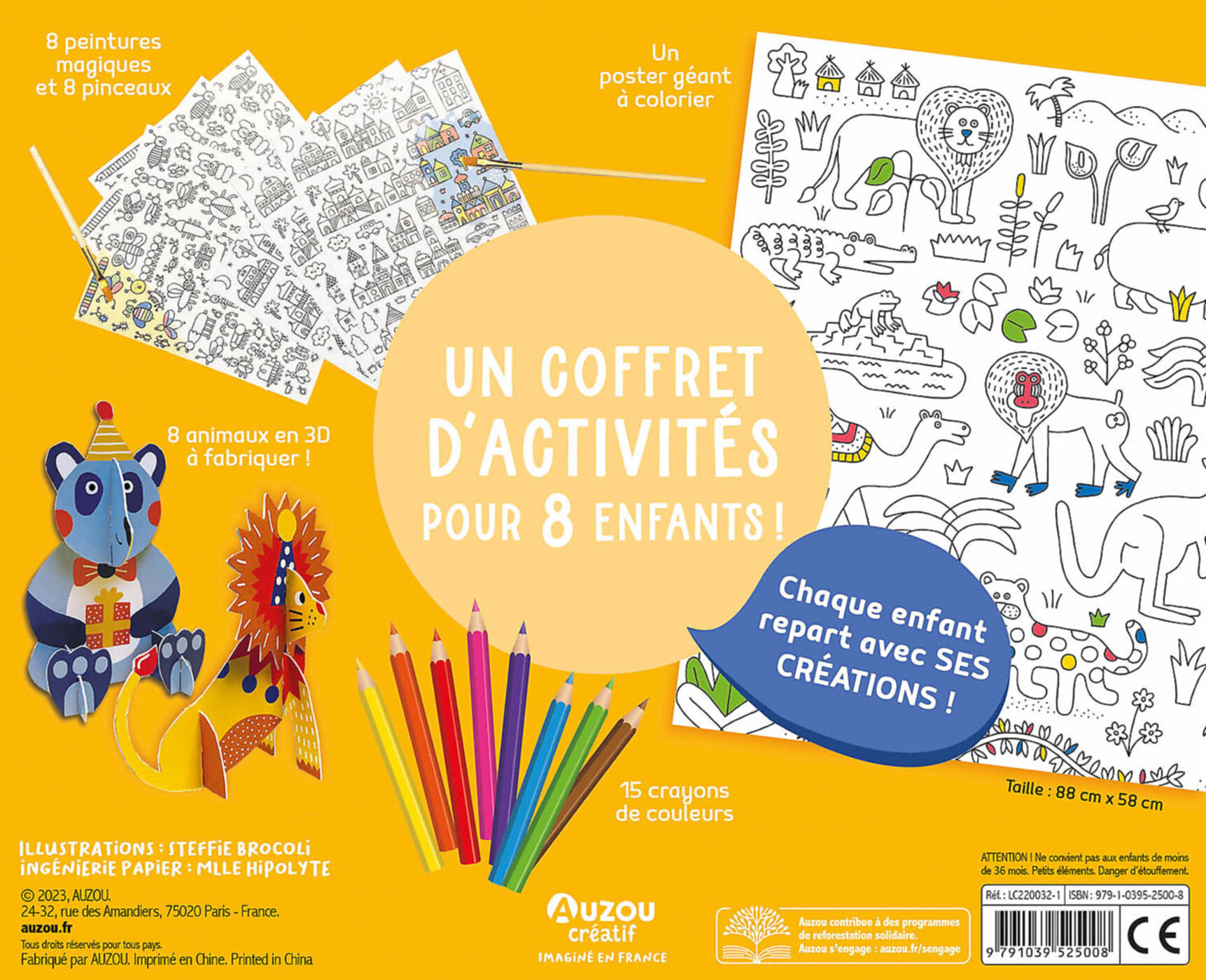 Mon Coffret D'artiste - Mon Coffret D'anniversaire - Je Fête Mes 4 Ans !