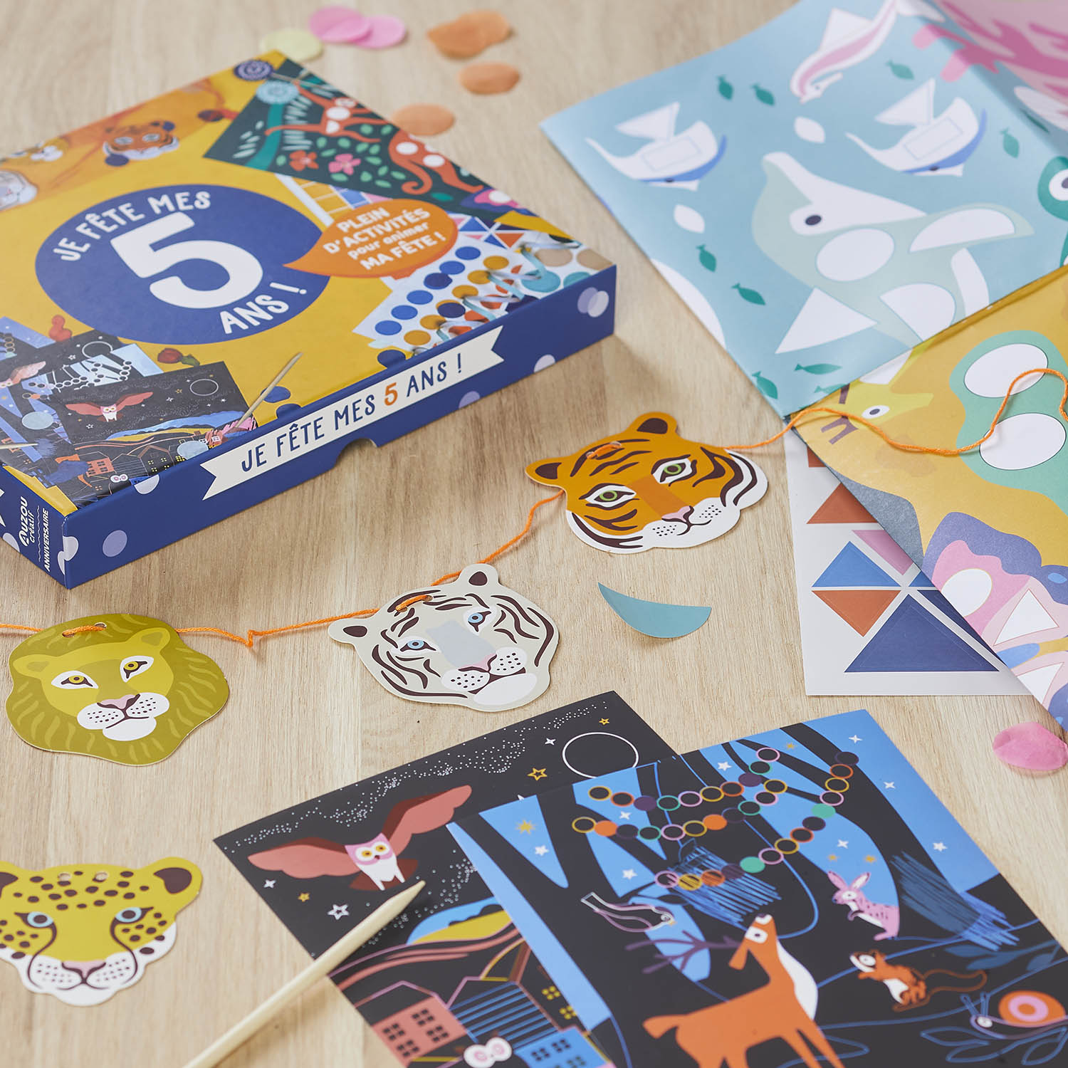 Mon Coffret D'artiste - Mon Coffret D'anniversaire - Je Fête Mes 5 Ans !