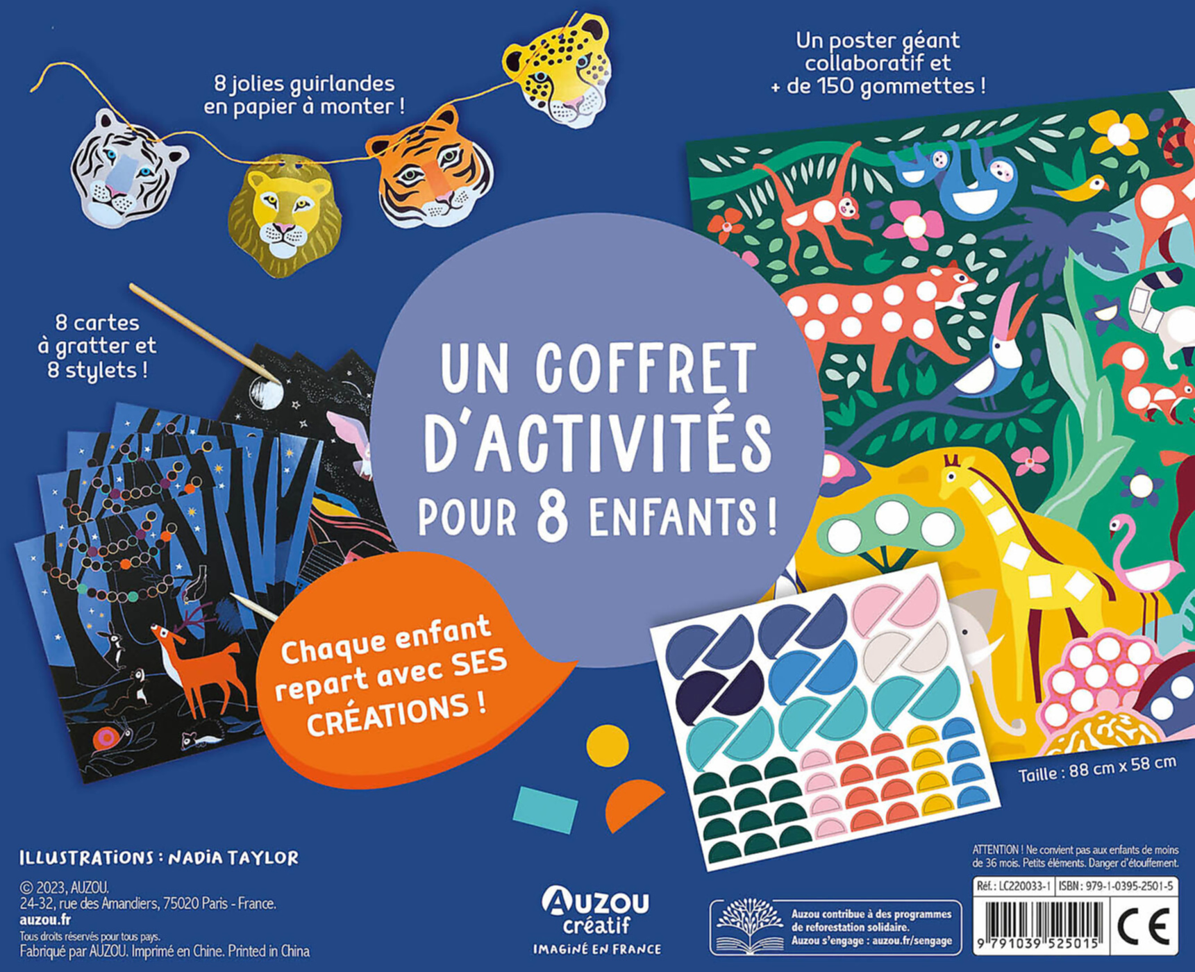 Mon Coffret D'artiste - Mon Coffret D'anniversaire - Je Fête Mes 5 Ans !