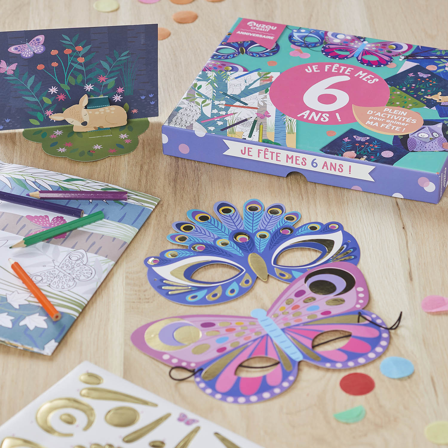 Mon Coffret D'artiste - Mon Coffret D'anniversaire - Je Fête Mes 6 Ans !