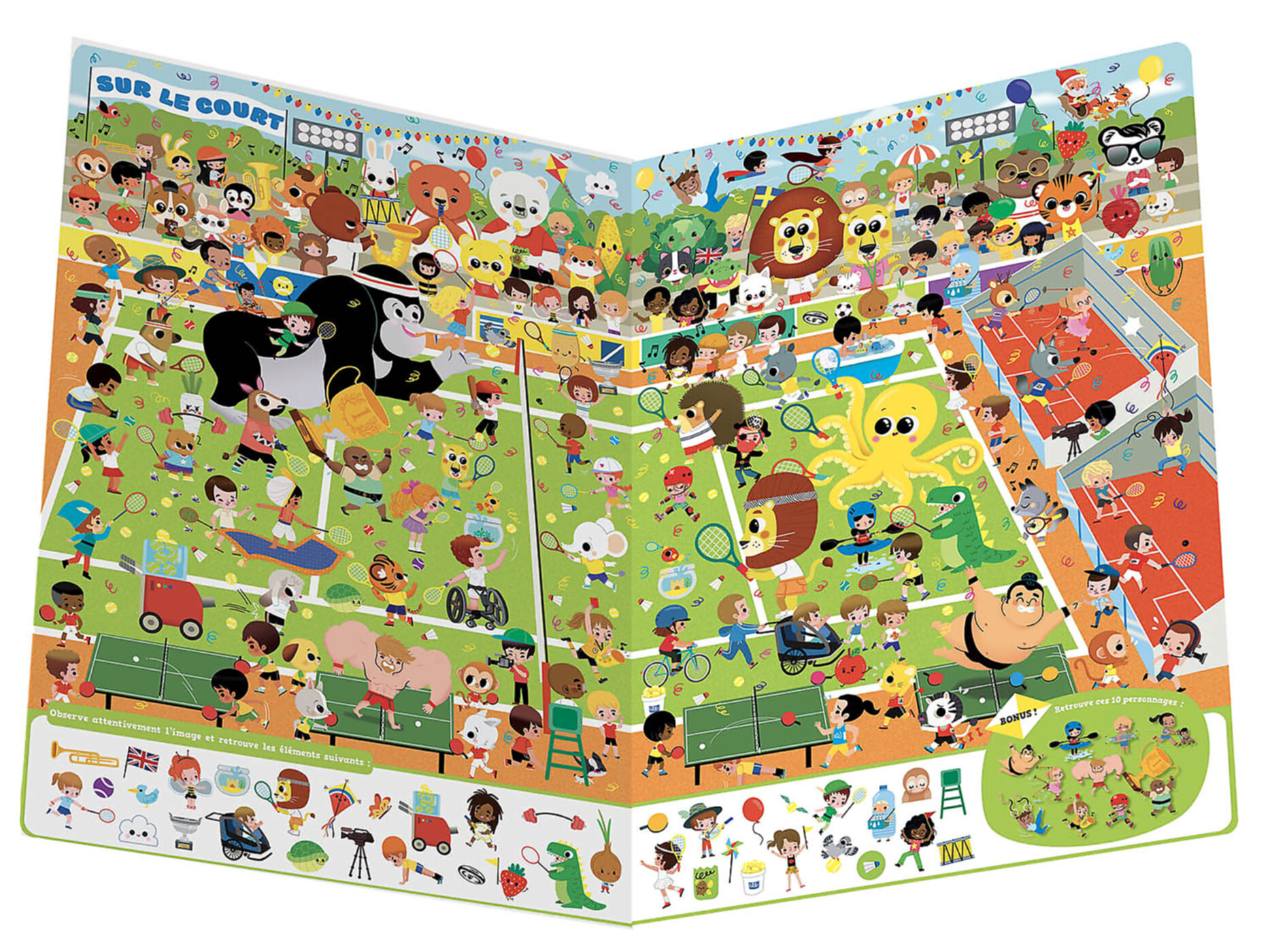 Cherche Et Trouve Géant - Vive Le Sport !