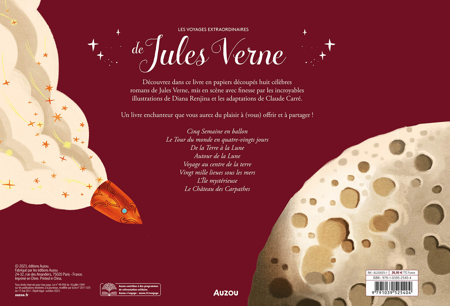 Papiers Découpés - Les Voyages Extraordinaires De Jules Verne Papiers Découpés - Les Voyages Extraordinaires De Jules Verne