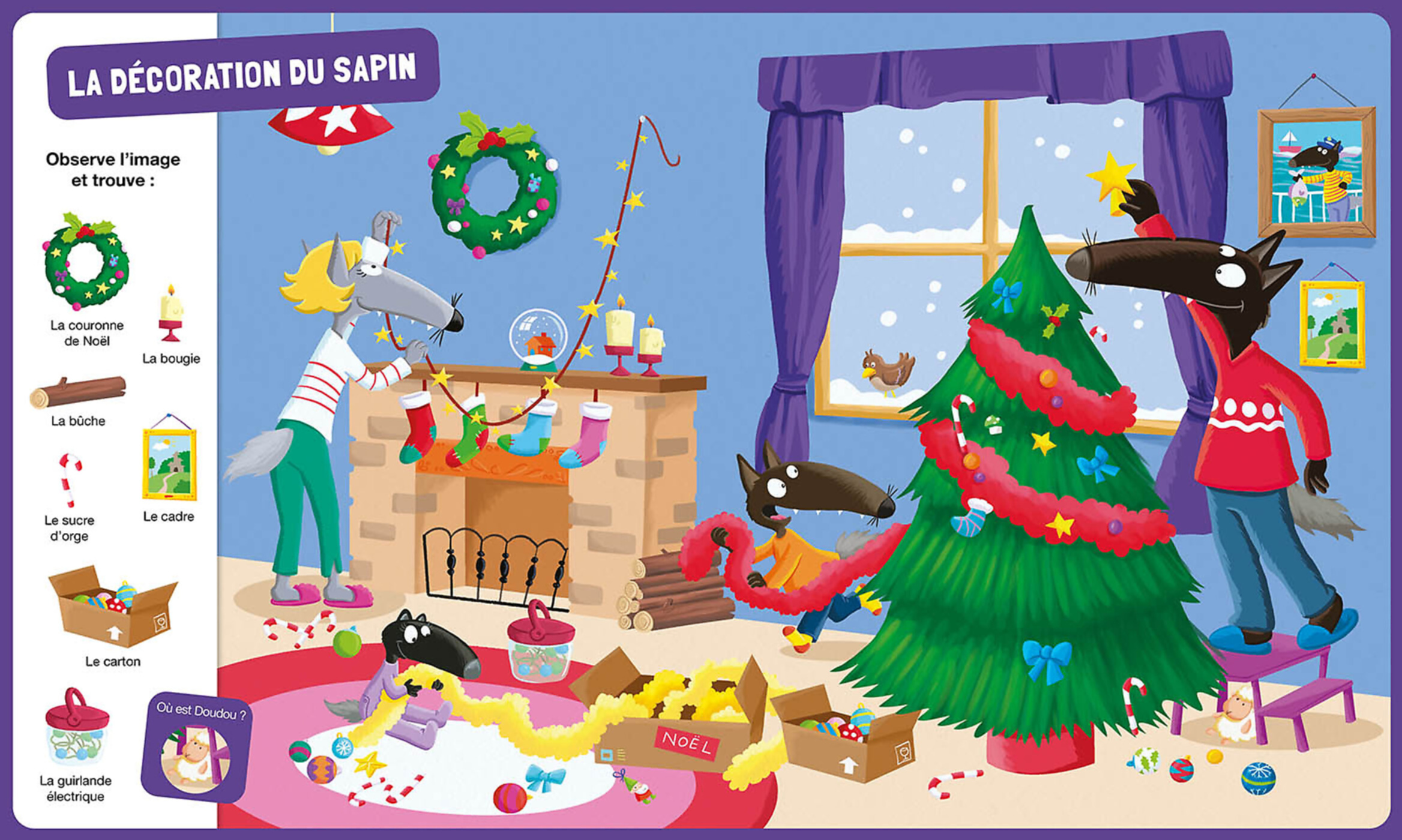 Cherche Et Trouve Des Tout-Petits - P'tit Loup - Vive Noël !