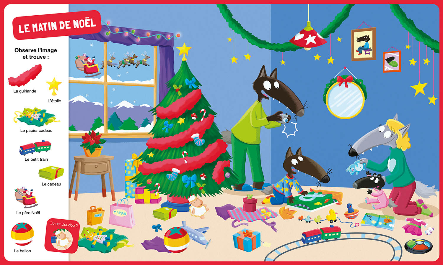 Cherche Et Trouve Des Tout-Petits - P'tit Loup - Vive Noël !