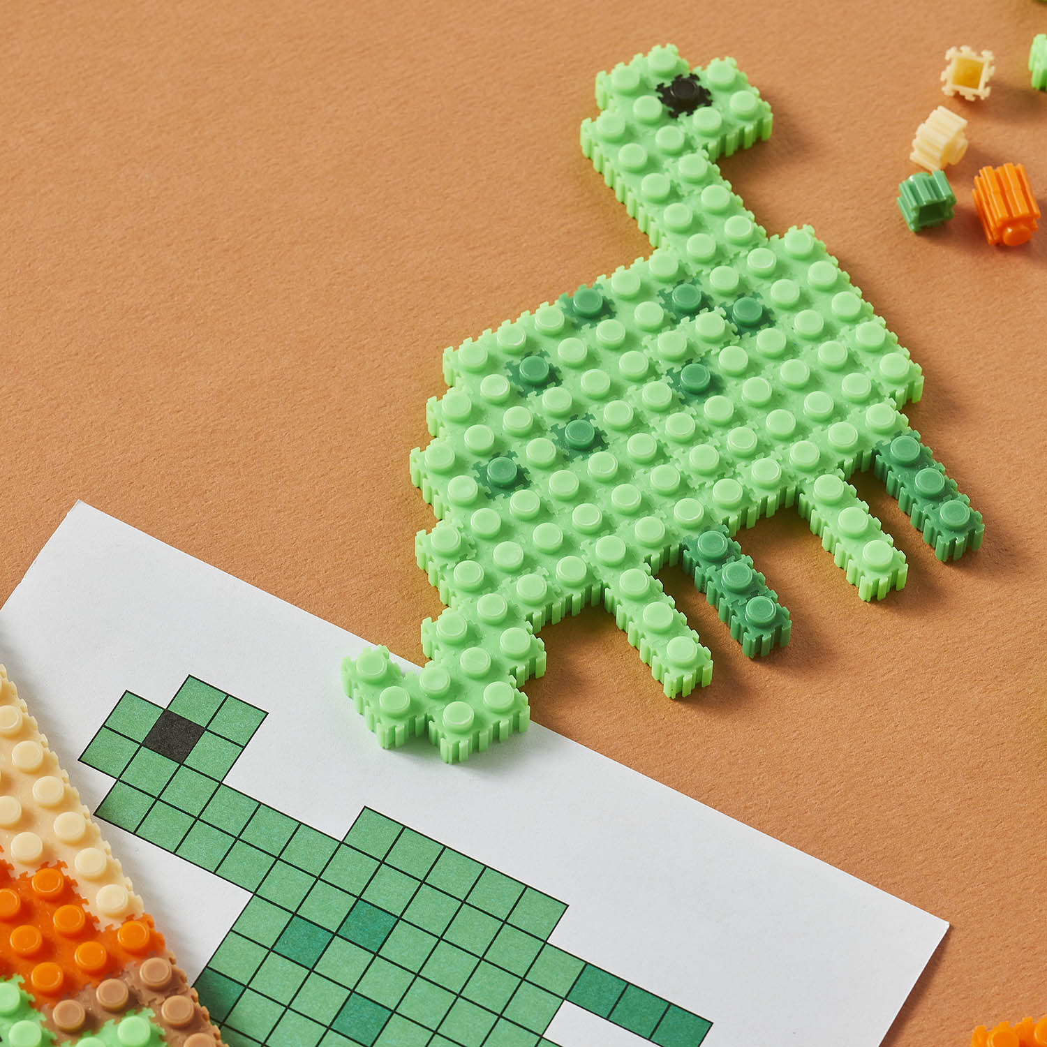 Mon Coffret D'artiste - Mes Créations En Pixels - Dinosaures