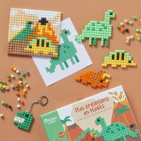 Mon Coffret D'artiste - Mes Créations En Pixels - Dinosaures Mon Coffret D'artiste - Mes Créations En Pixels - Dinosaures