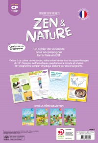 Mon Cahier De Vacances Zen Et Nature - Du Cp Au Ce1