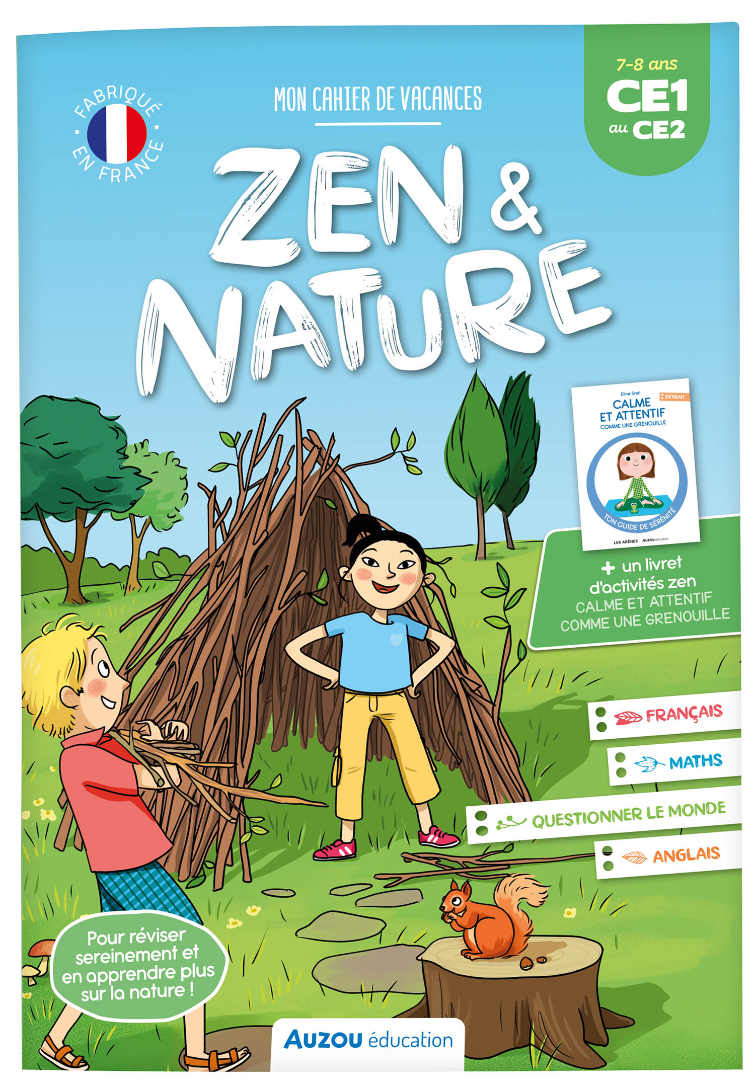 Mon Cahier De Vacances Zen Et Nature - Du Ce1 Au Ce2