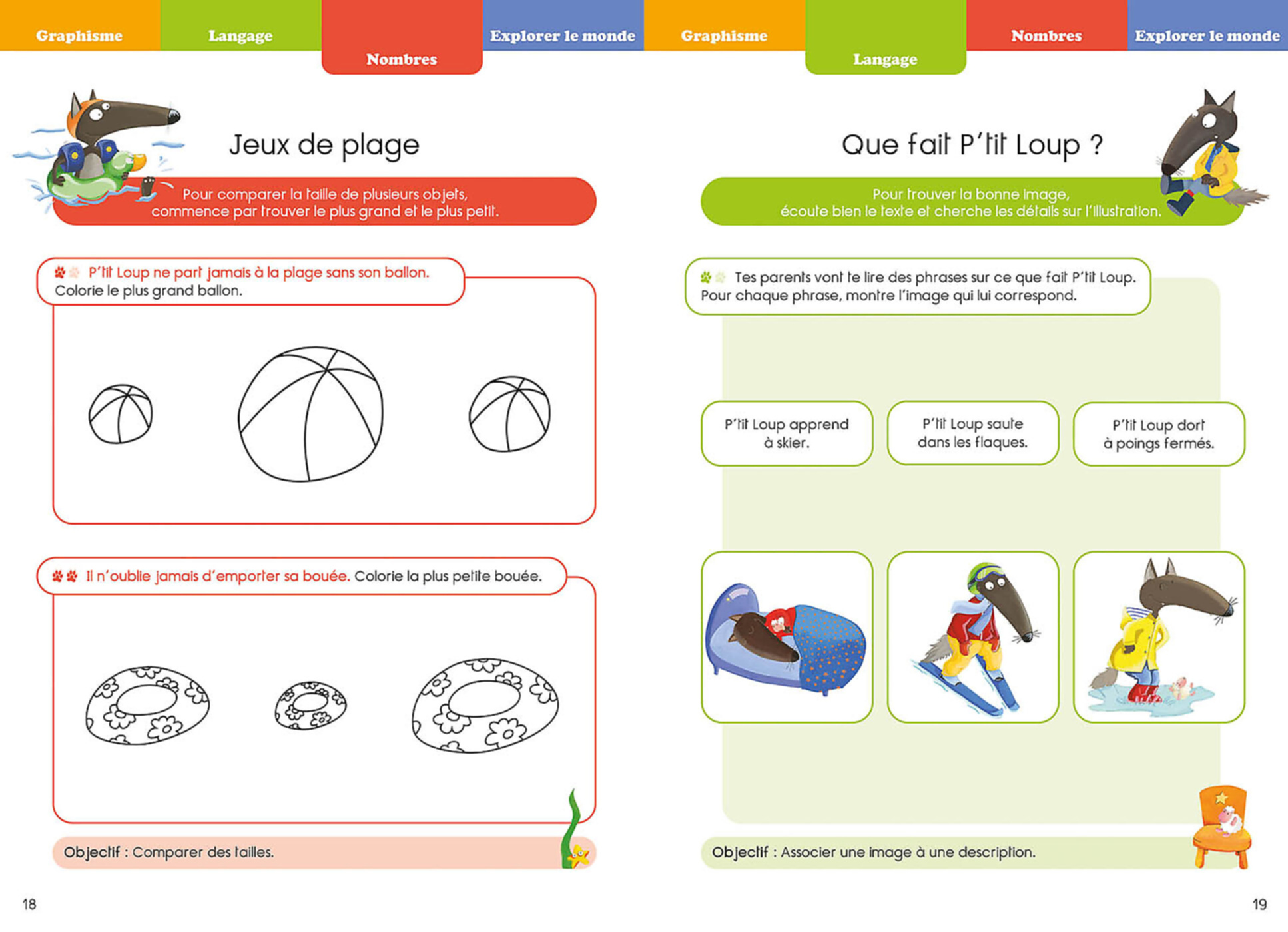 P'tit Loup - Mon Premier Cahier En Vacances - 2026