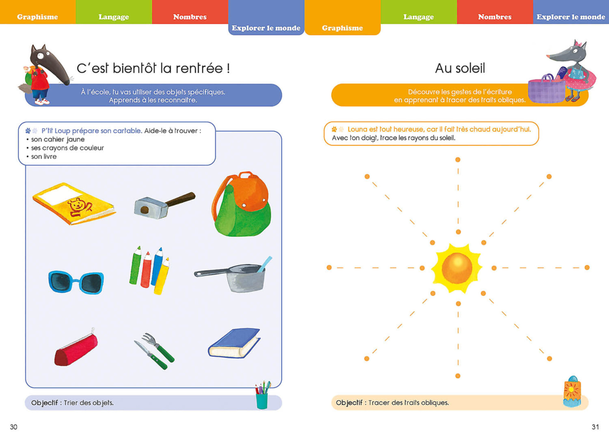 P'tit Loup - Mon Premier Cahier En Vacances - 2026