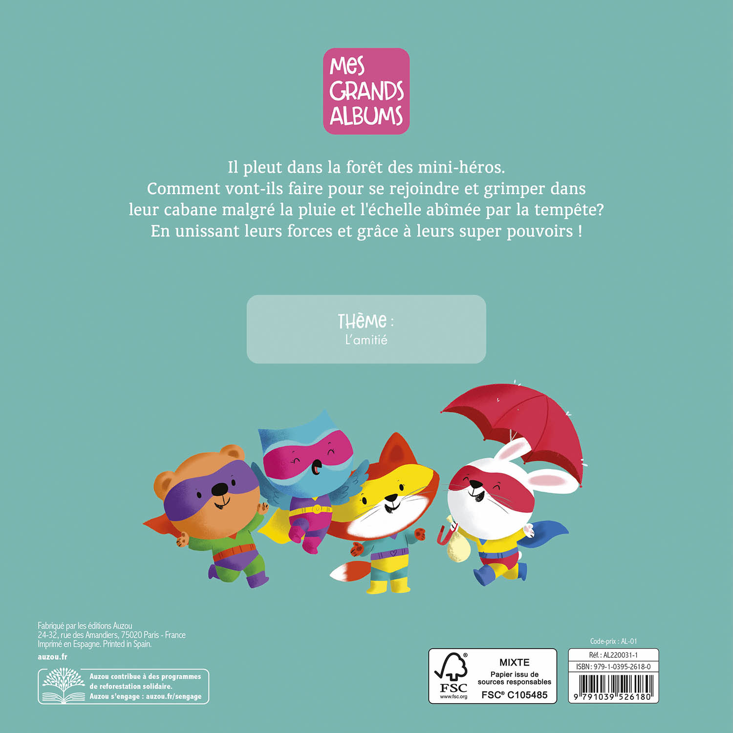 Les Mini-Héros De La Forêt - Ensemble Contre La Pluie Les Mini-Héros De La Forêt - Ensemble Contre La Pluie