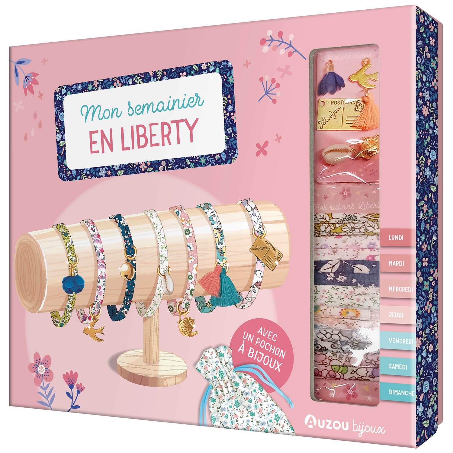 Ma Boîte À Bijoux - Mon Semainier De 7 Bracelets En Liberty