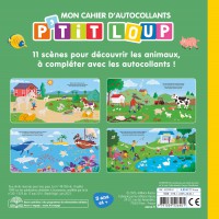 Mon Cahier D'autocollants P'tit Loup - Les Animaux Mon Cahier D'autocollants P'tit Loup - Les Animaux