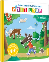 Mon cahier d'autocollants p'tit loup - Les animaux