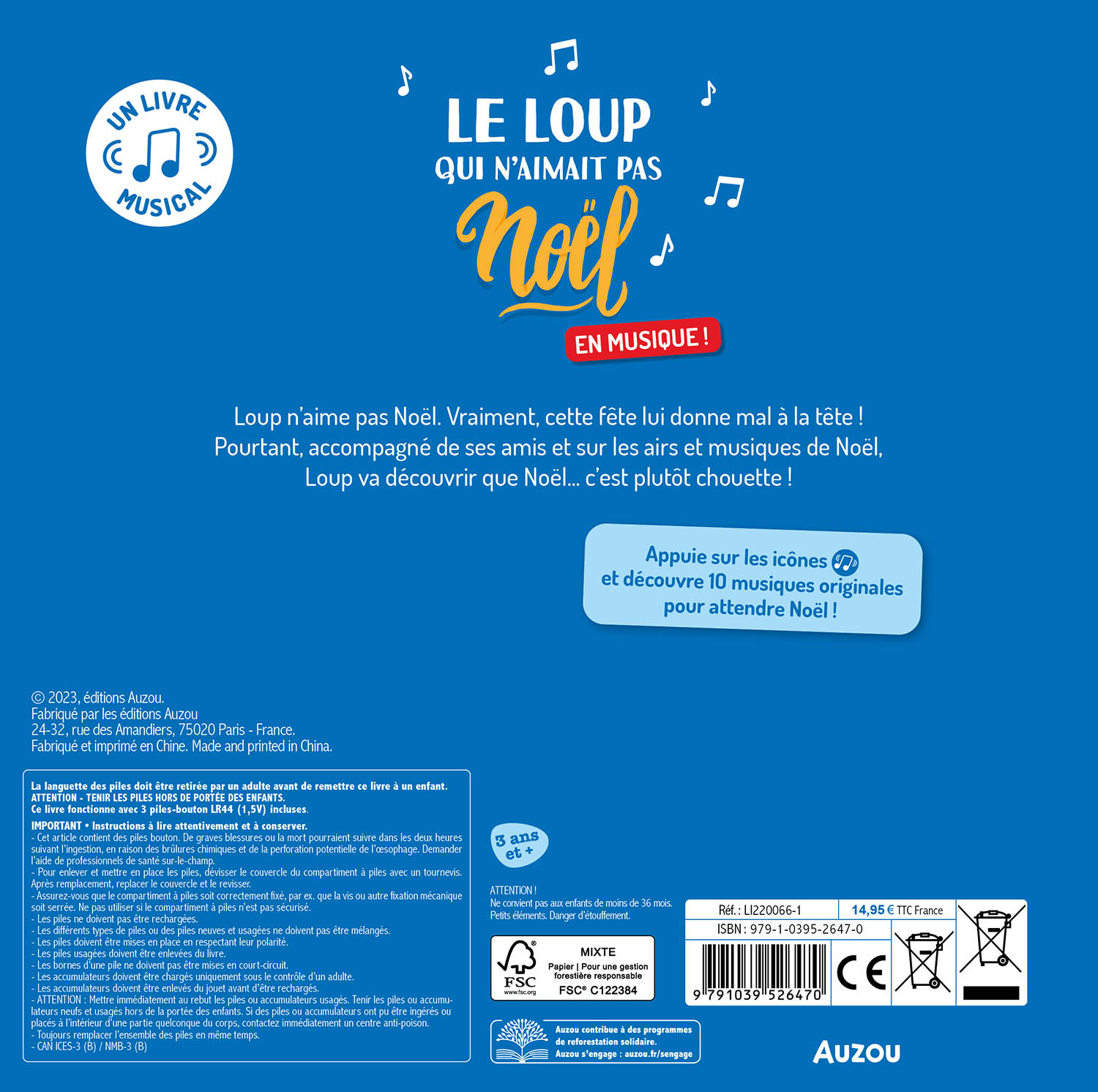 Le Loup Qui N'aimait Pas Noël En Musique Le Loup Qui N'aimait Pas Noël En Musique