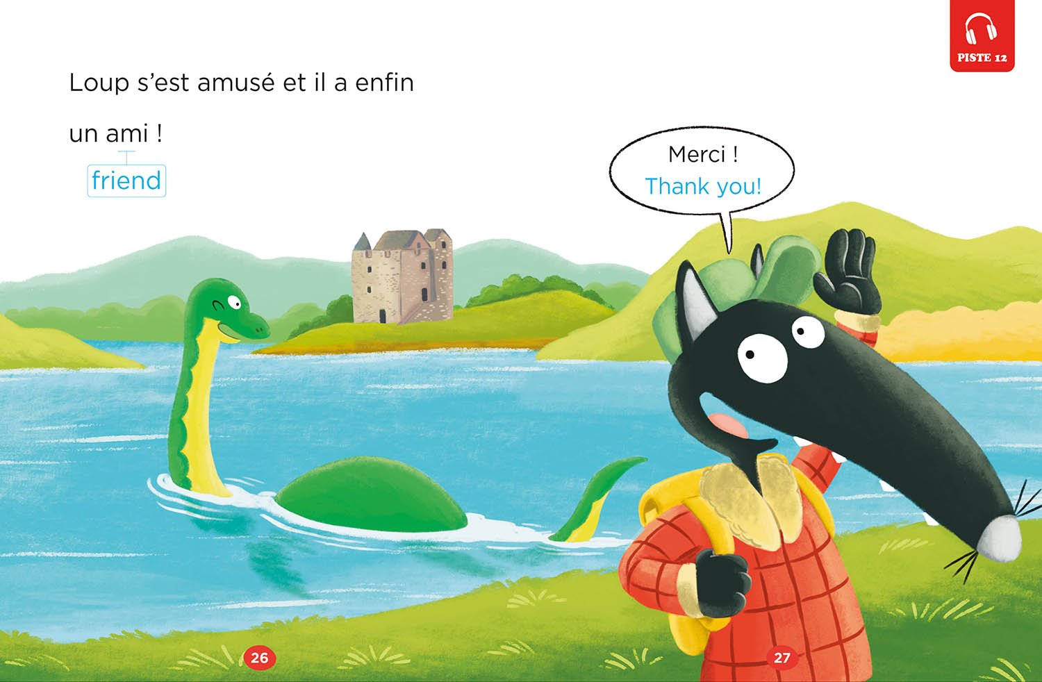 Mes Lectures Du Cp Avec Loup - Mes Premiers Mots D'anglais Avec Loup - Mystères En Écosse