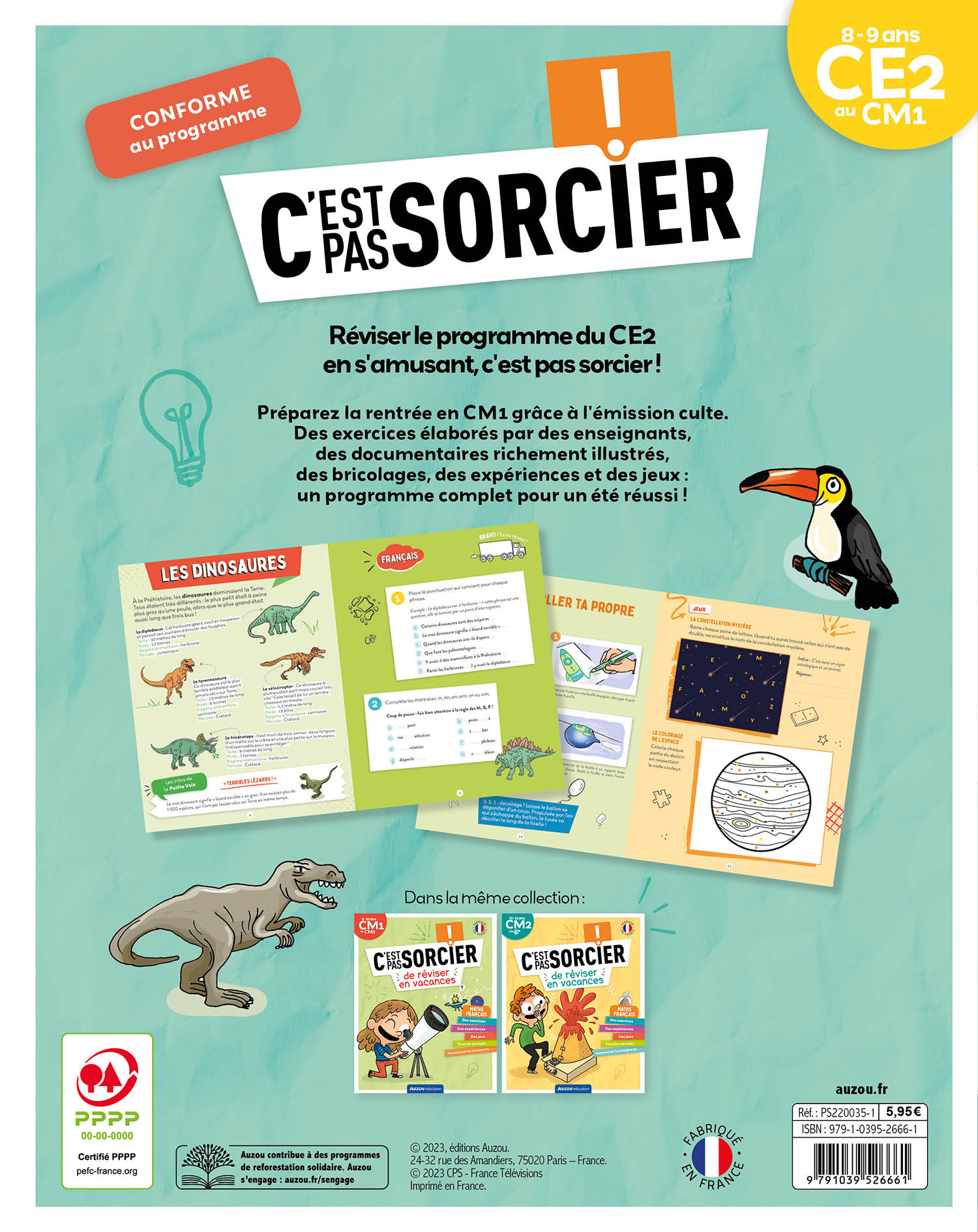 C'est Pas Sorcier De Réviser En Vacances - Du Ce2 Au Cm1 -  Cahier De Vacances 2025