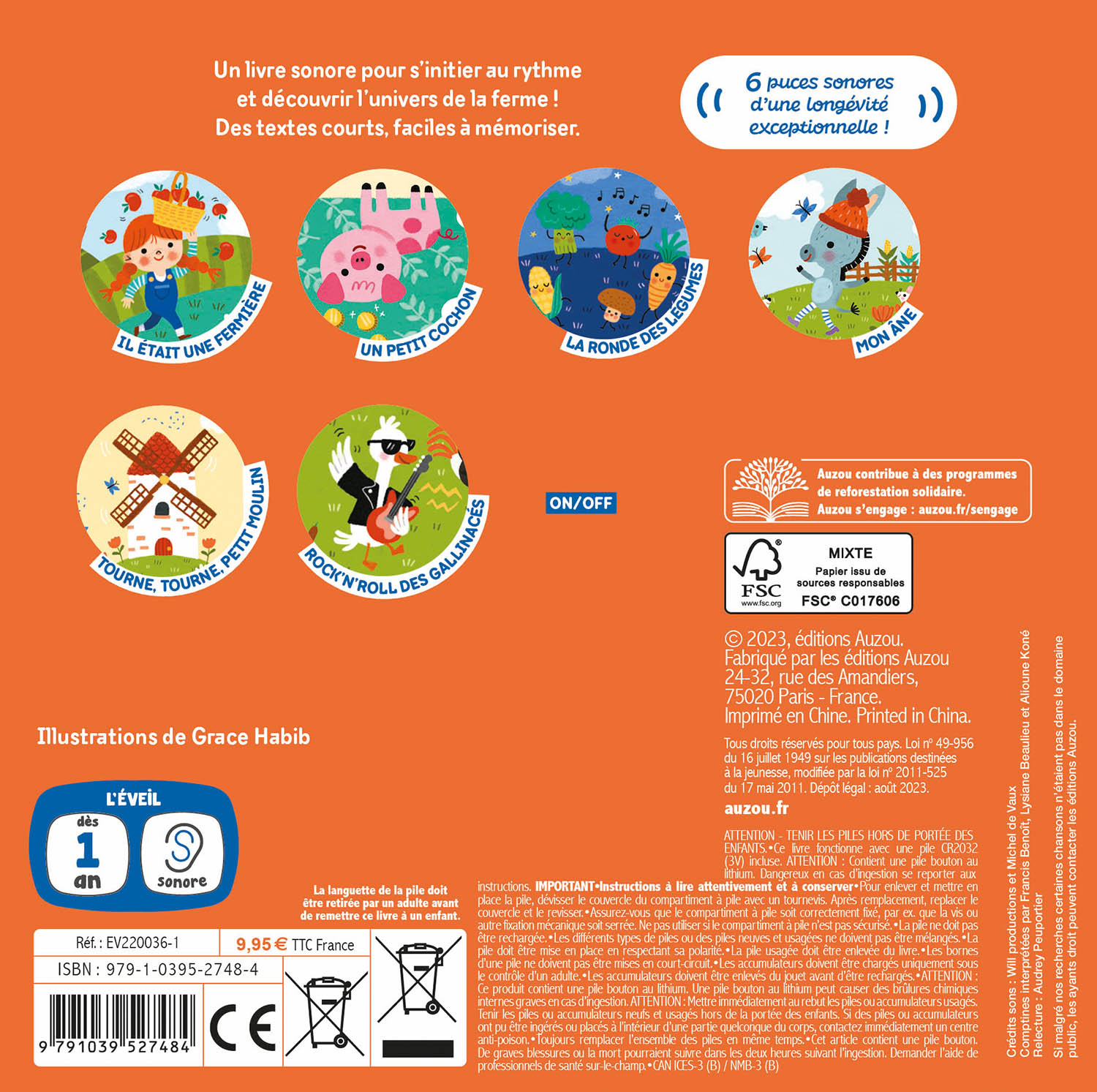 Mes Premiers Sonores - Mes Comptines De La Ferme