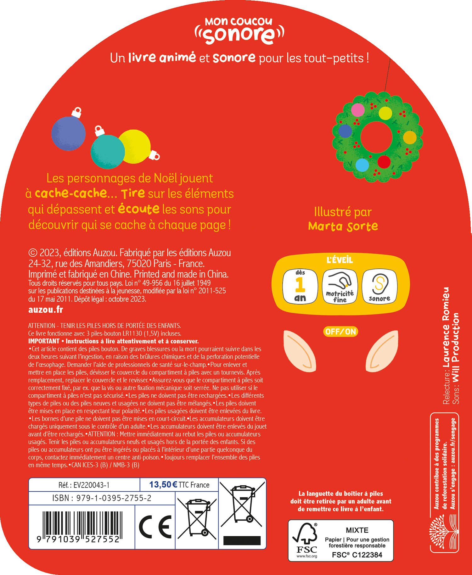 Mon Coucou Sonore - Noël Surprise !