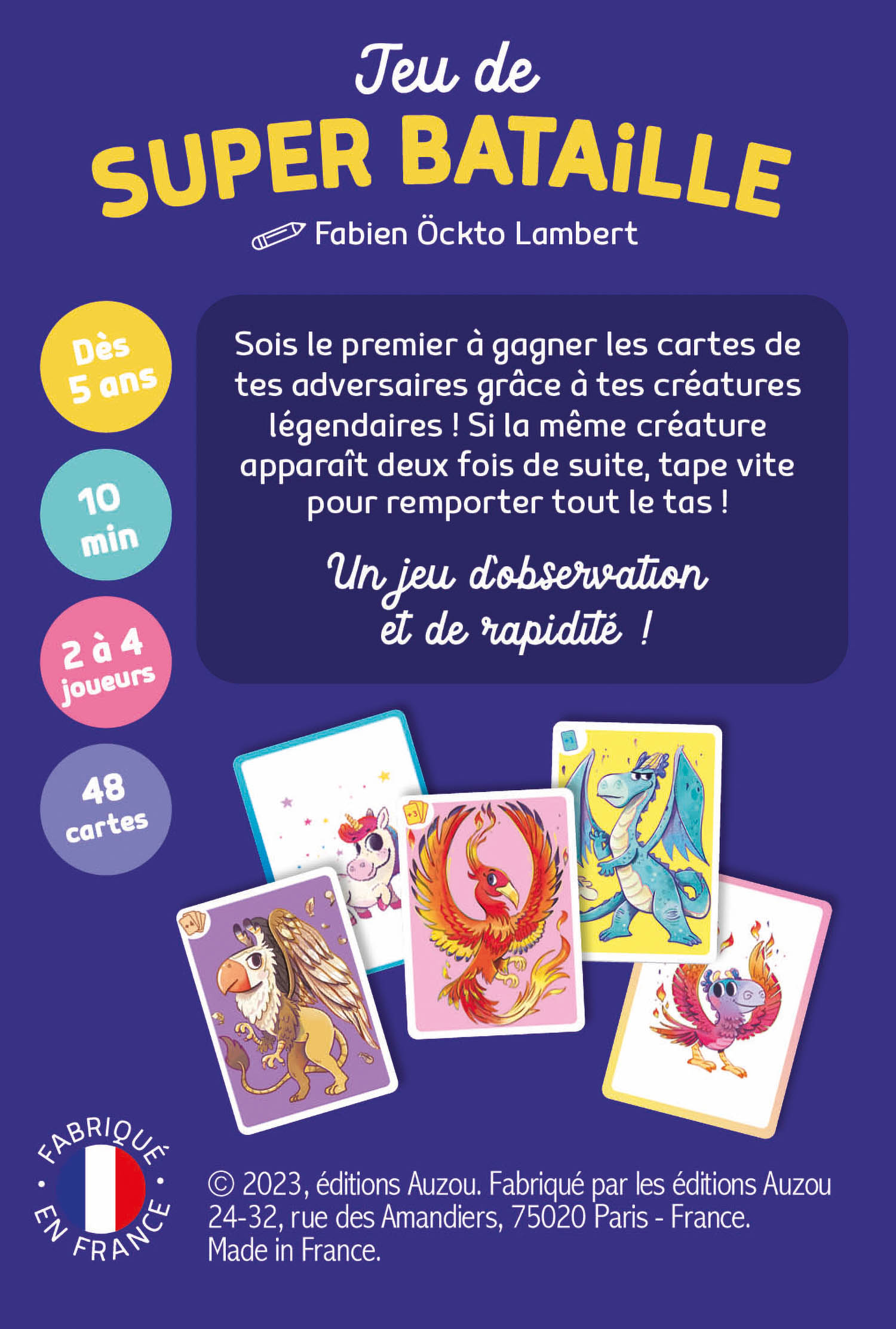 Jeu De Cartes - Jeu De Super Bataille
