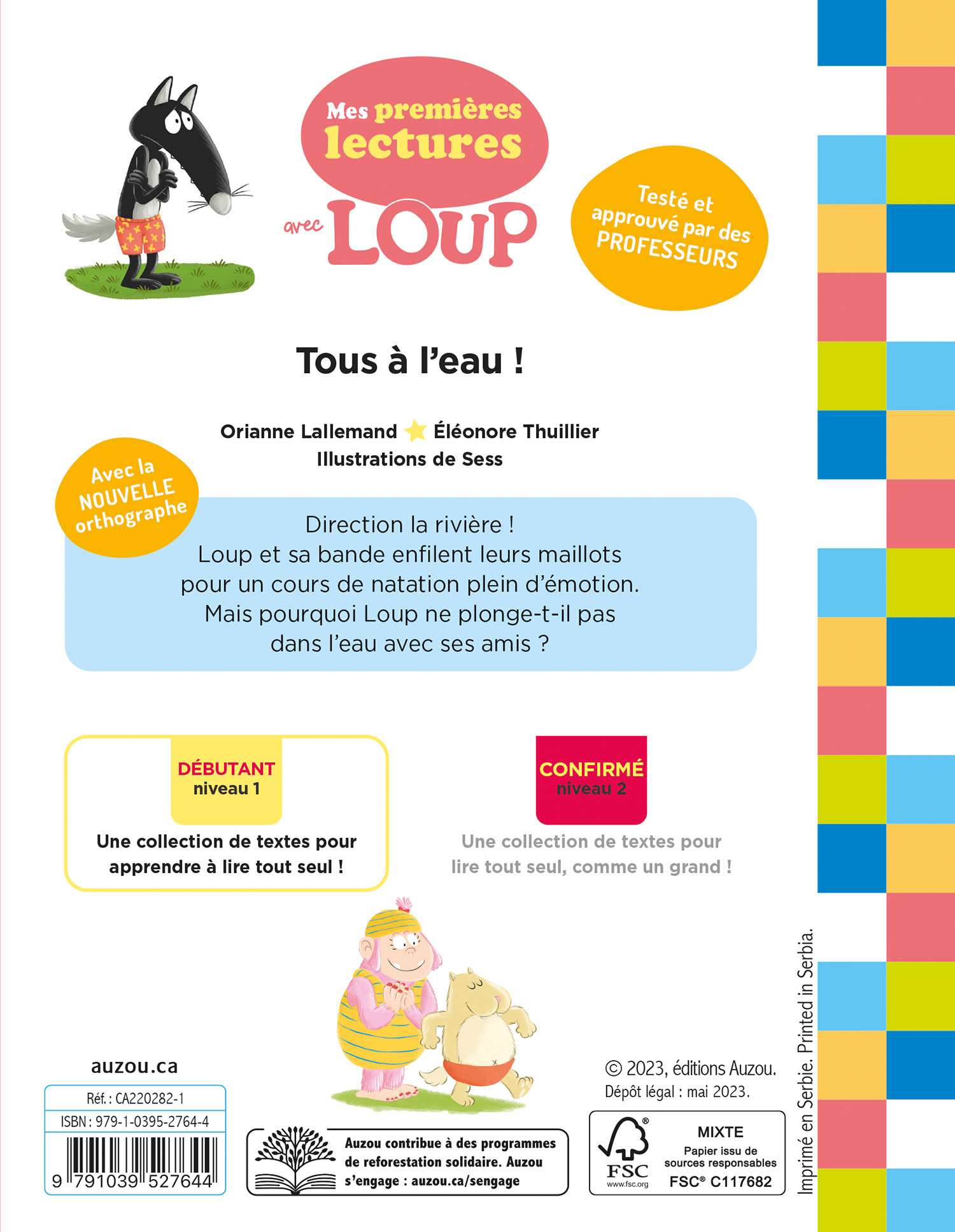 Mes Lectures De 1Re Année Avec Loup – Tous À L'eau !
