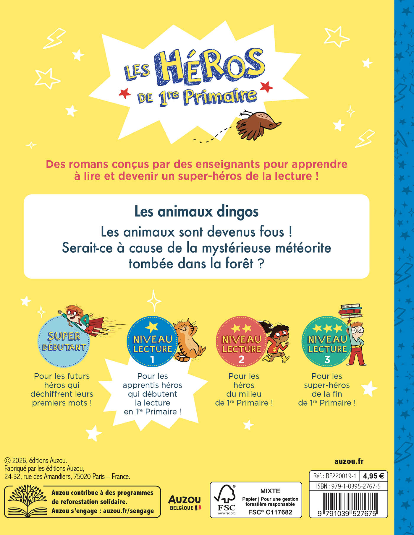 Les Héros De 1Re Primaire - Niveau 1 - Les Animaux Dingos Les Héros De 1Re Primaire - Niveau 1 - Les Animaux Dingos