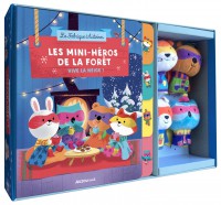Coffret marionnettes à doigts - Les mini-héros de la forêt - Vive la neige !