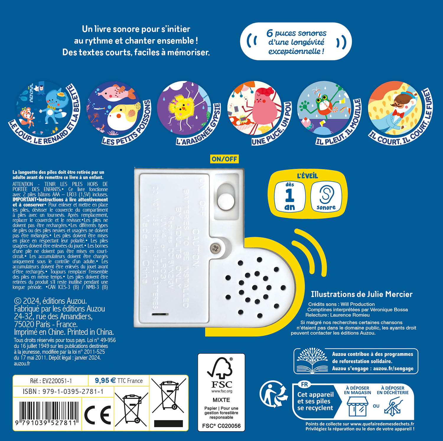 Mes Premiers Sonores - Mes Super Comptines D'animaux