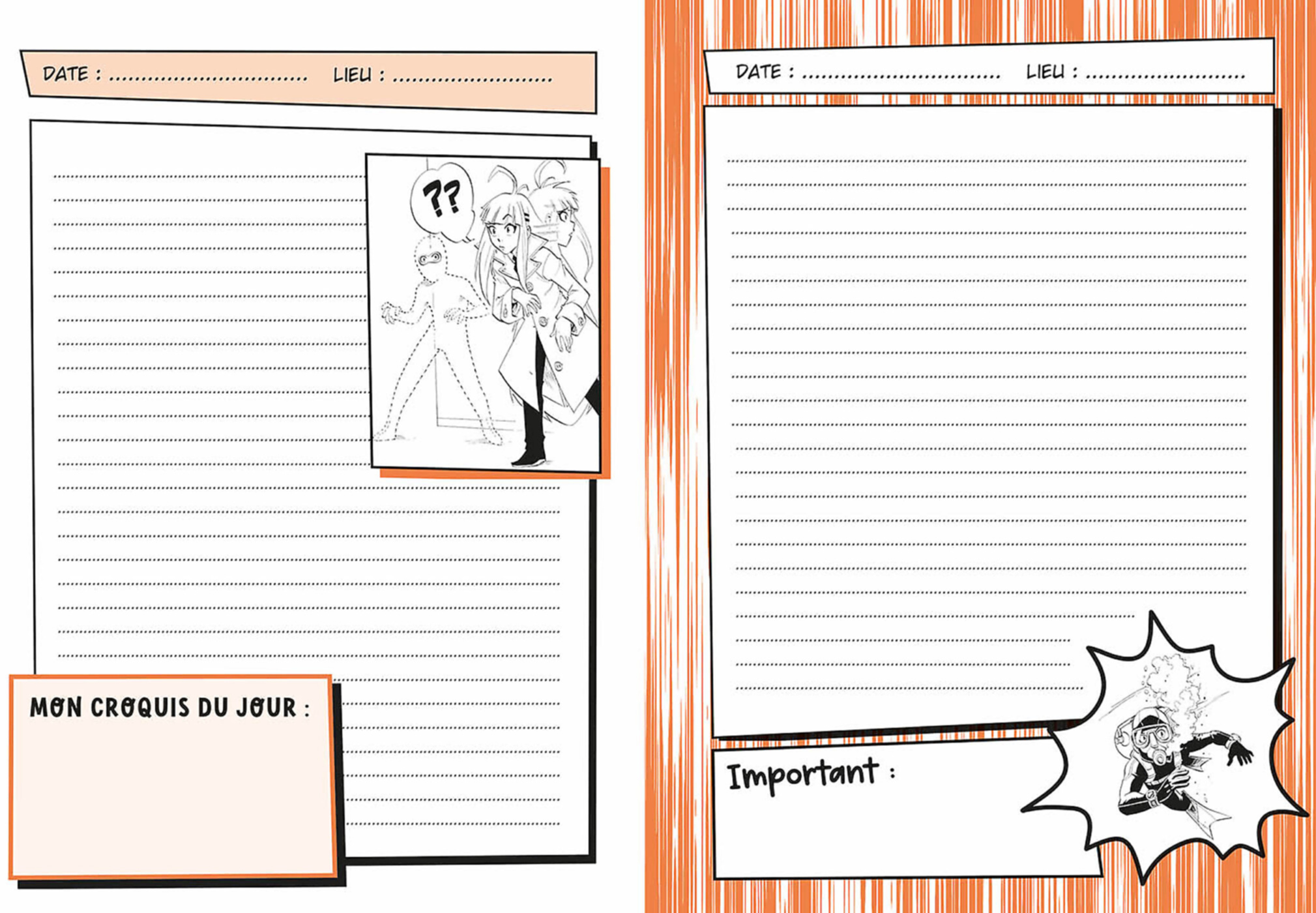 Mon Carnet Top Secret - Manga