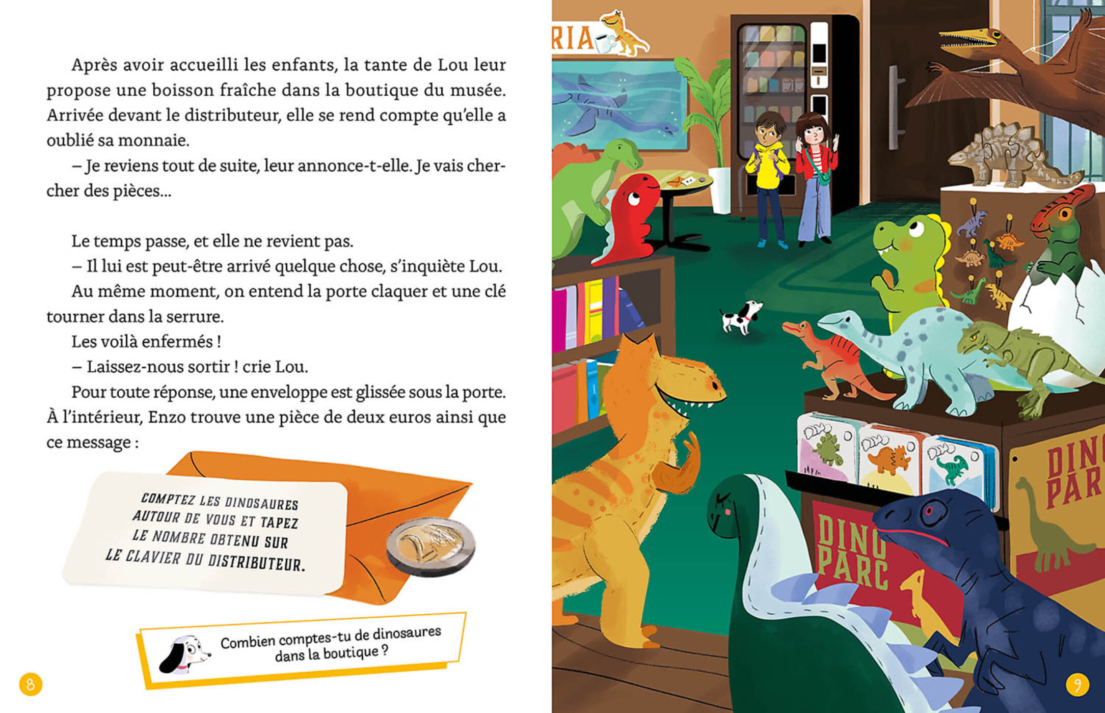 Mon Roman Énigme - Mes Premières Enquêtes : Le Musée Des Dinosaures Mon Roman Énigme - Mes Premières Enquêtes : Le Musée Des Dinosaures