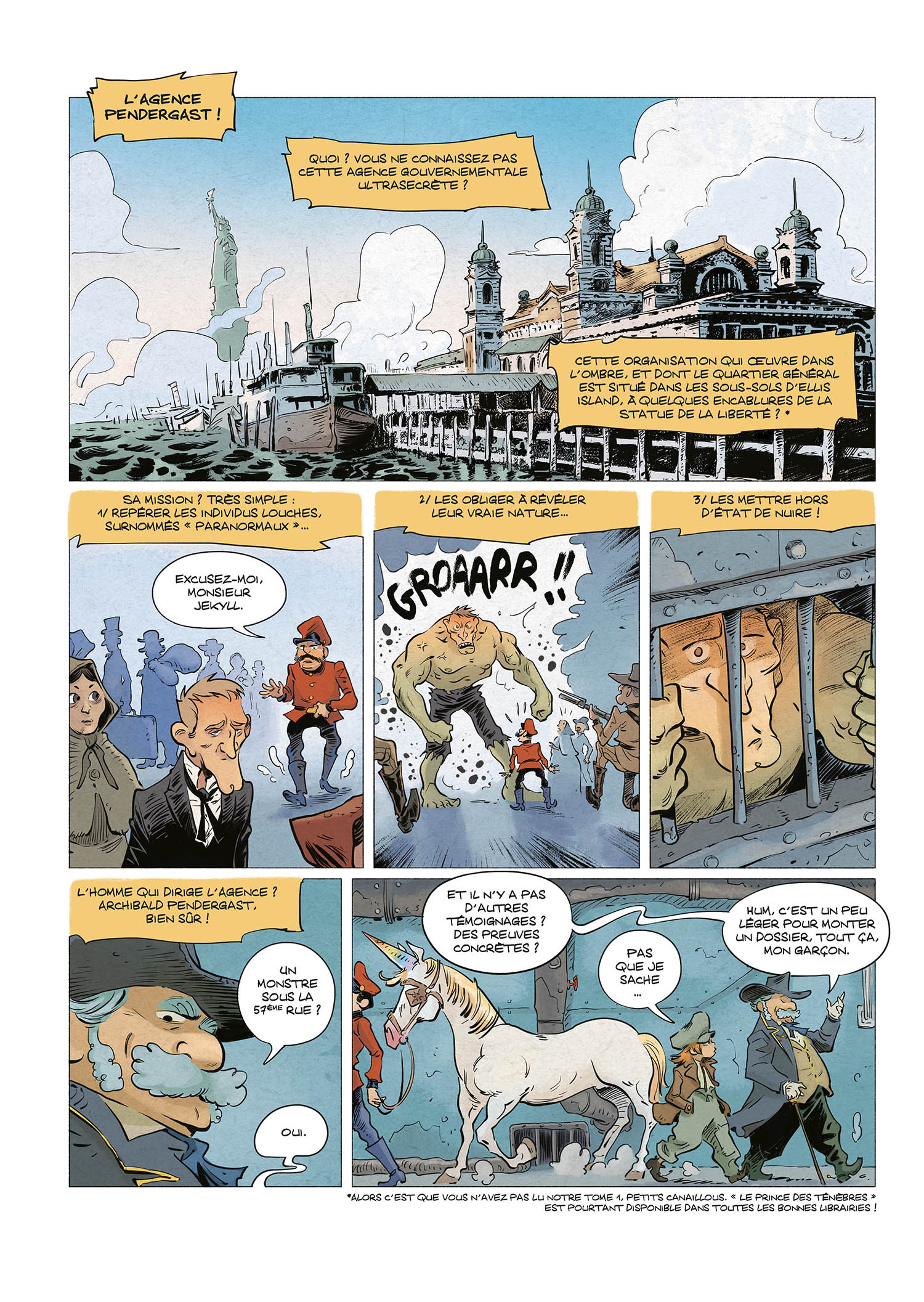 L'agence Pendergast - Tome 2 - Le Monstre Des Égouts L'agence Pendergast - Tome 2 - Le Monstre Des Égouts