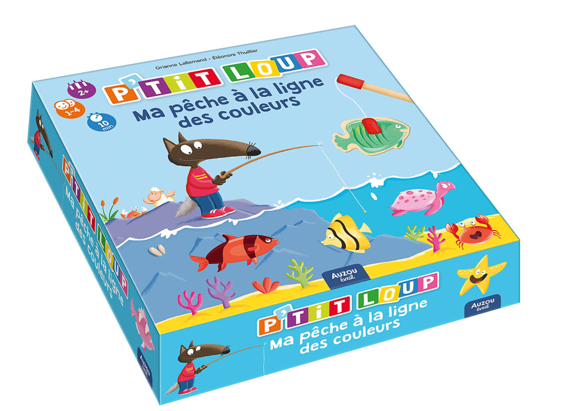 Grand Jeu - P'tit Loup - Ma Pêche À La Ligne Des Couleurs Grand Jeu - P'tit Loup - Ma Pêche À La Ligne Des Couleurs