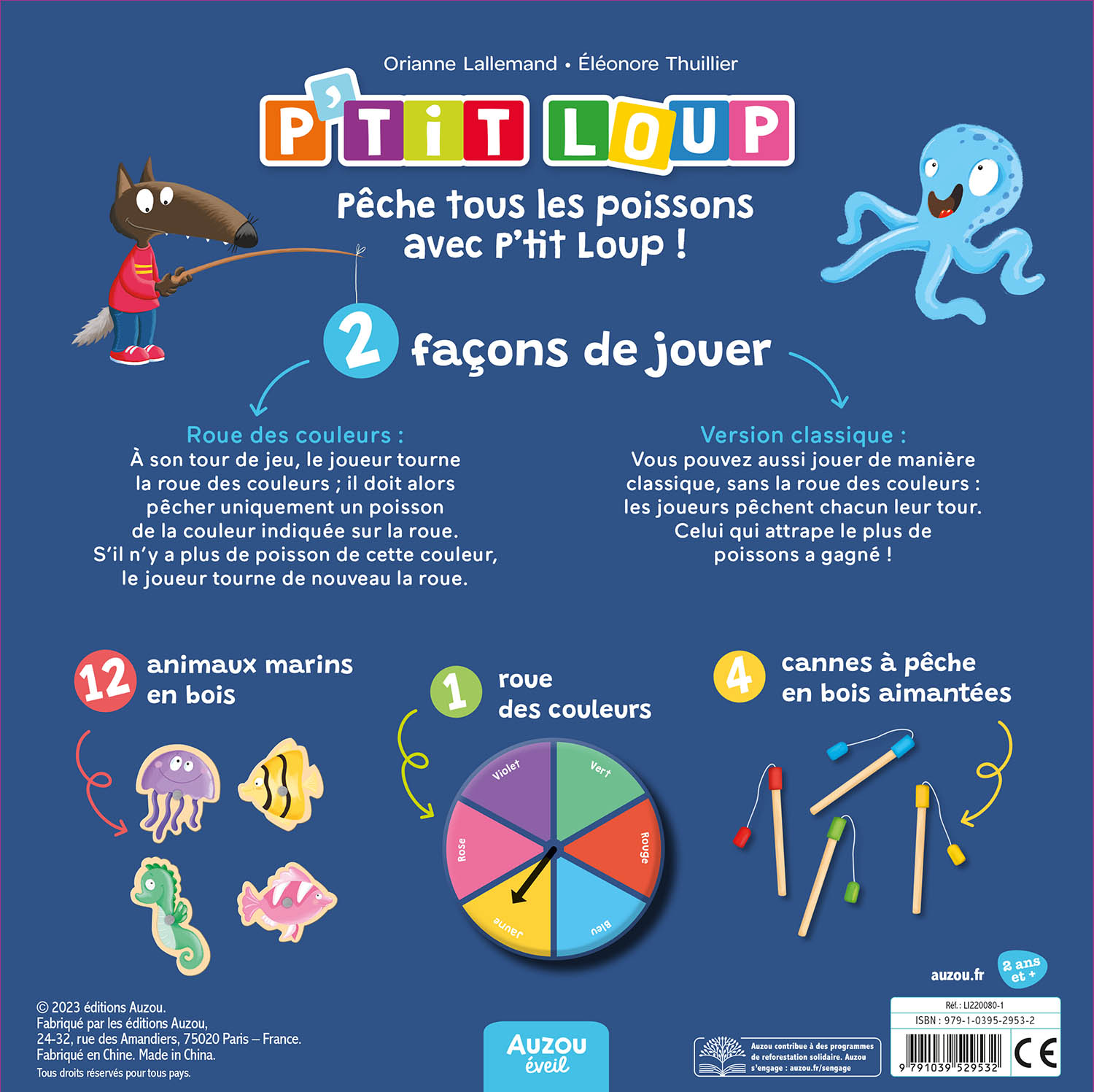 Grand Jeu - P'tit Loup - Ma Pêche À La Ligne Des Couleurs