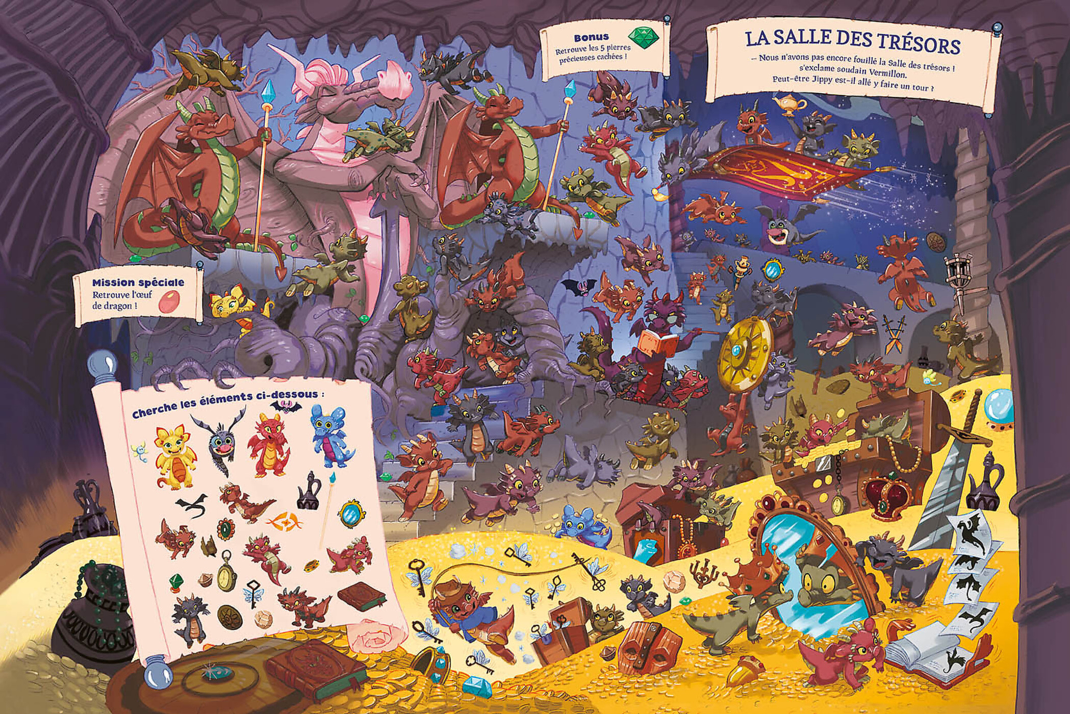 Cherche & Trouve - Azuro Et Les Dragons