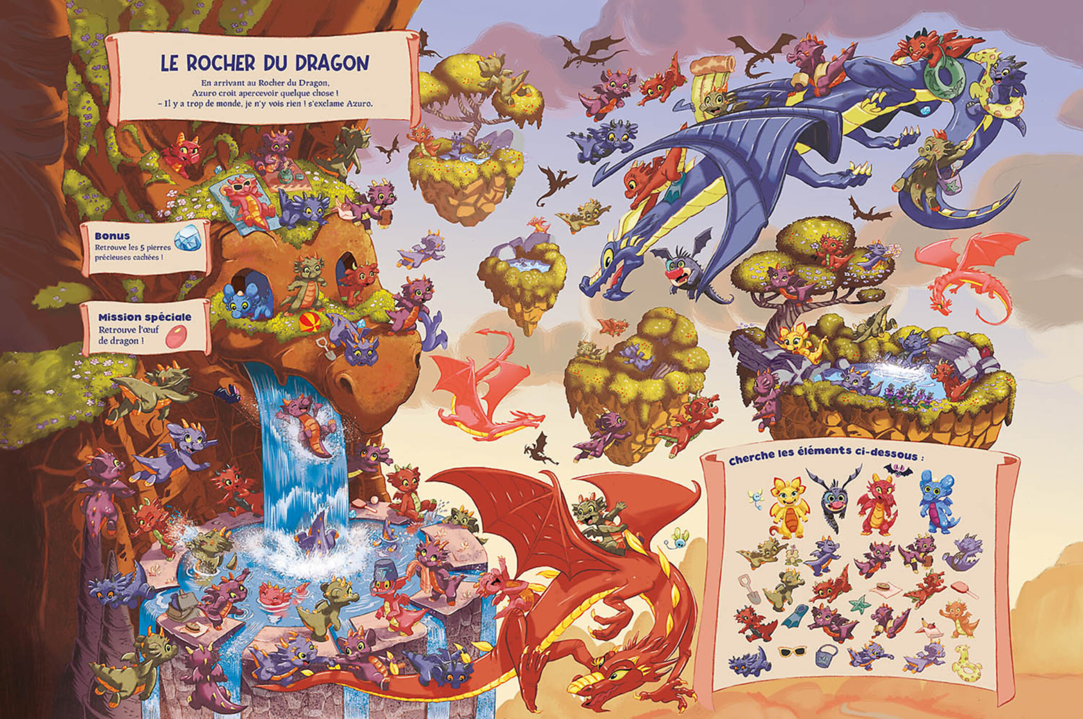 Cherche & Trouve - Azuro Et Les Dragons