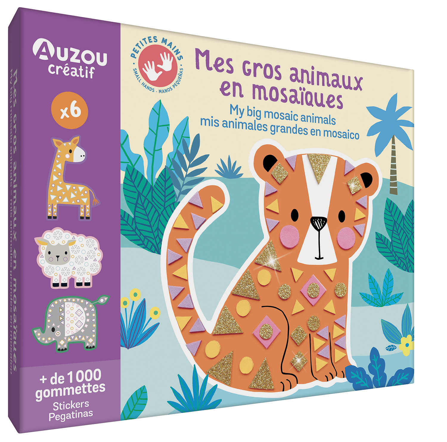 Mon Coffret D'artiste - Mes Gros Animaux En Mosaïques