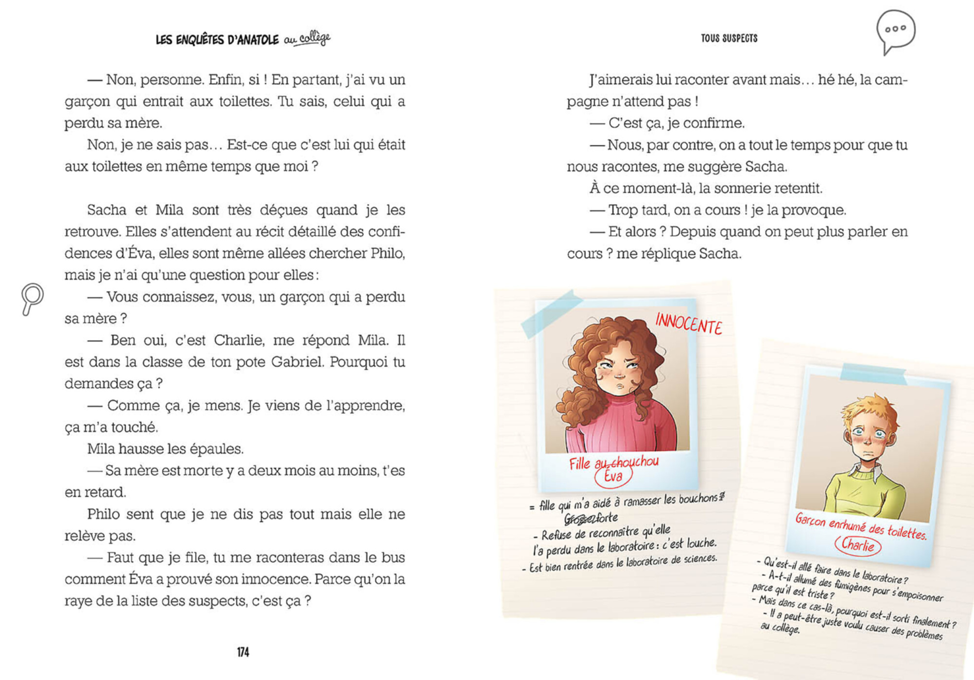 Les Enquêtes D'anatole Au Collège - Tous Suspects