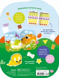 Gommettes Formes - L'aventure De Petit Dinosaure Gommettes Formes - L'aventure De Petit Dinosaure