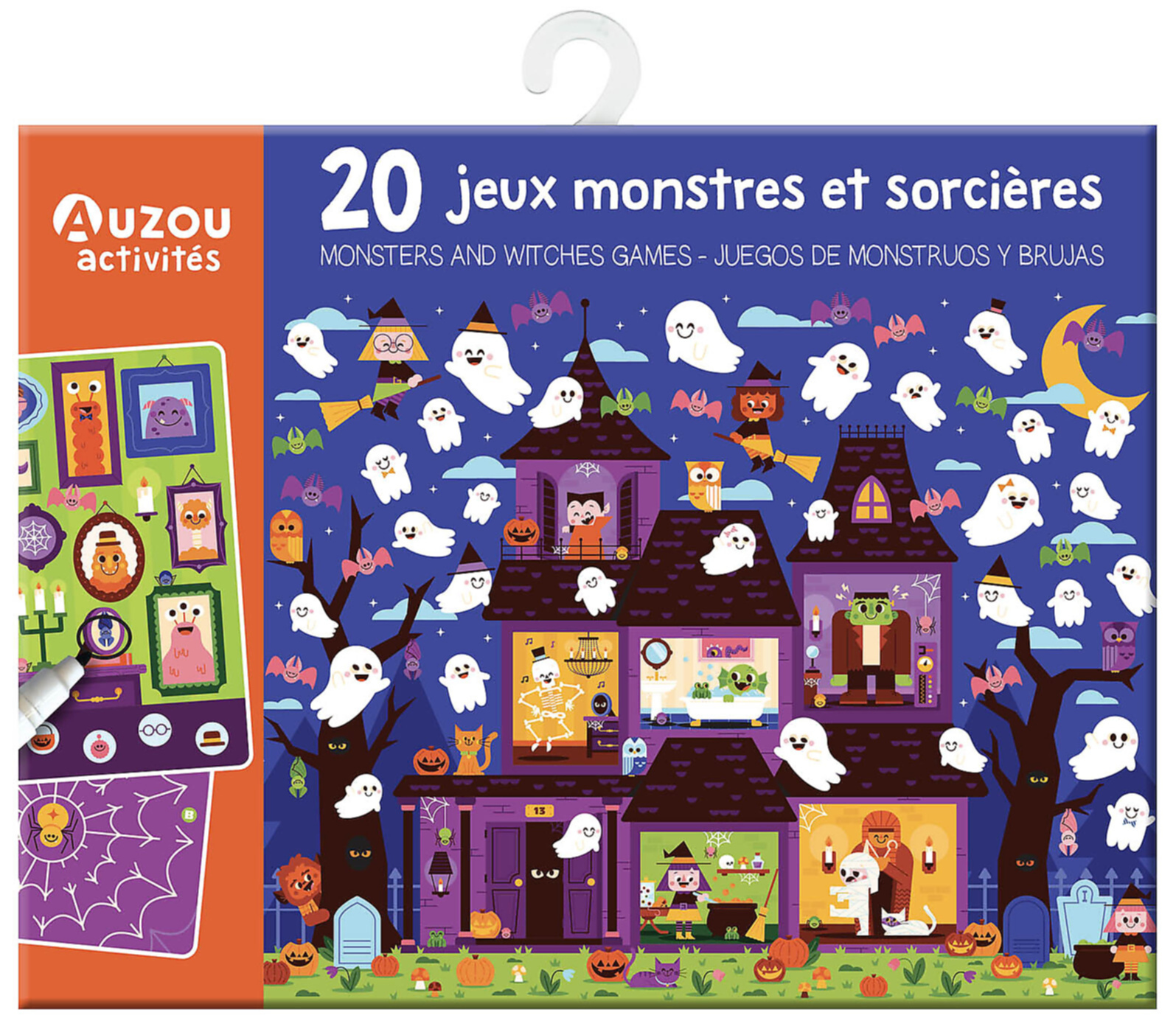 Ma Pochette De Jeux - 20 P'tits Jeux - Monstres Et Sorcières
