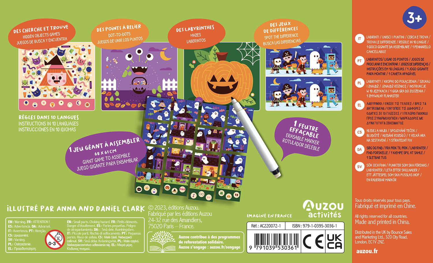 Ma Pochette De Jeux - 20 P'tits Jeux - Monstres Et Sorcières