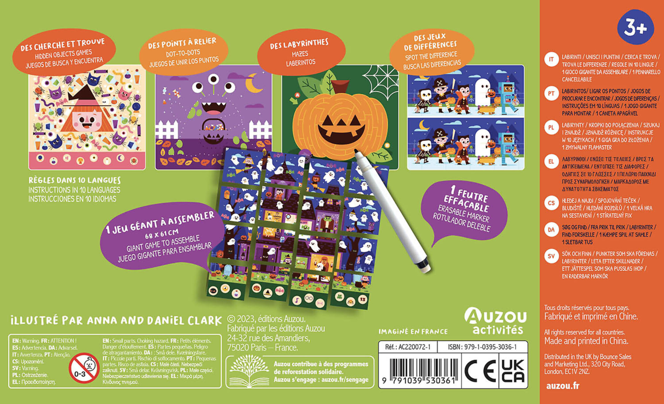 Ma Pochette De Jeux - 20 P'tits Jeux - Monstres Et Sorcières Ma Pochette De Jeux - 20 P'tits Jeux - Monstres Et Sorcières