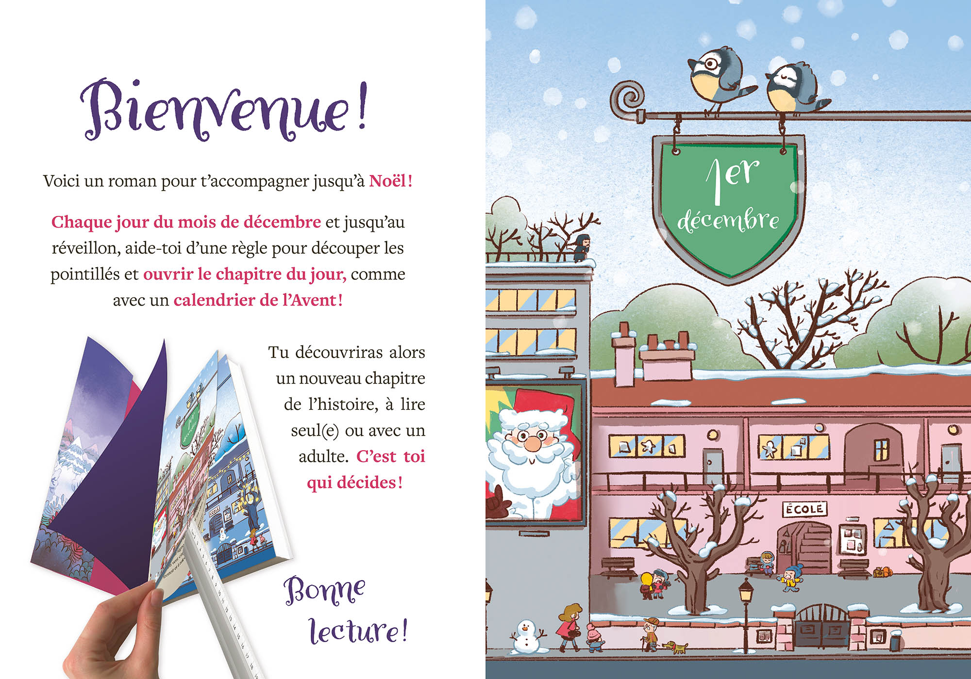 Mon Roman De L Avent - Le Noël De Clara La Petite Sorcière