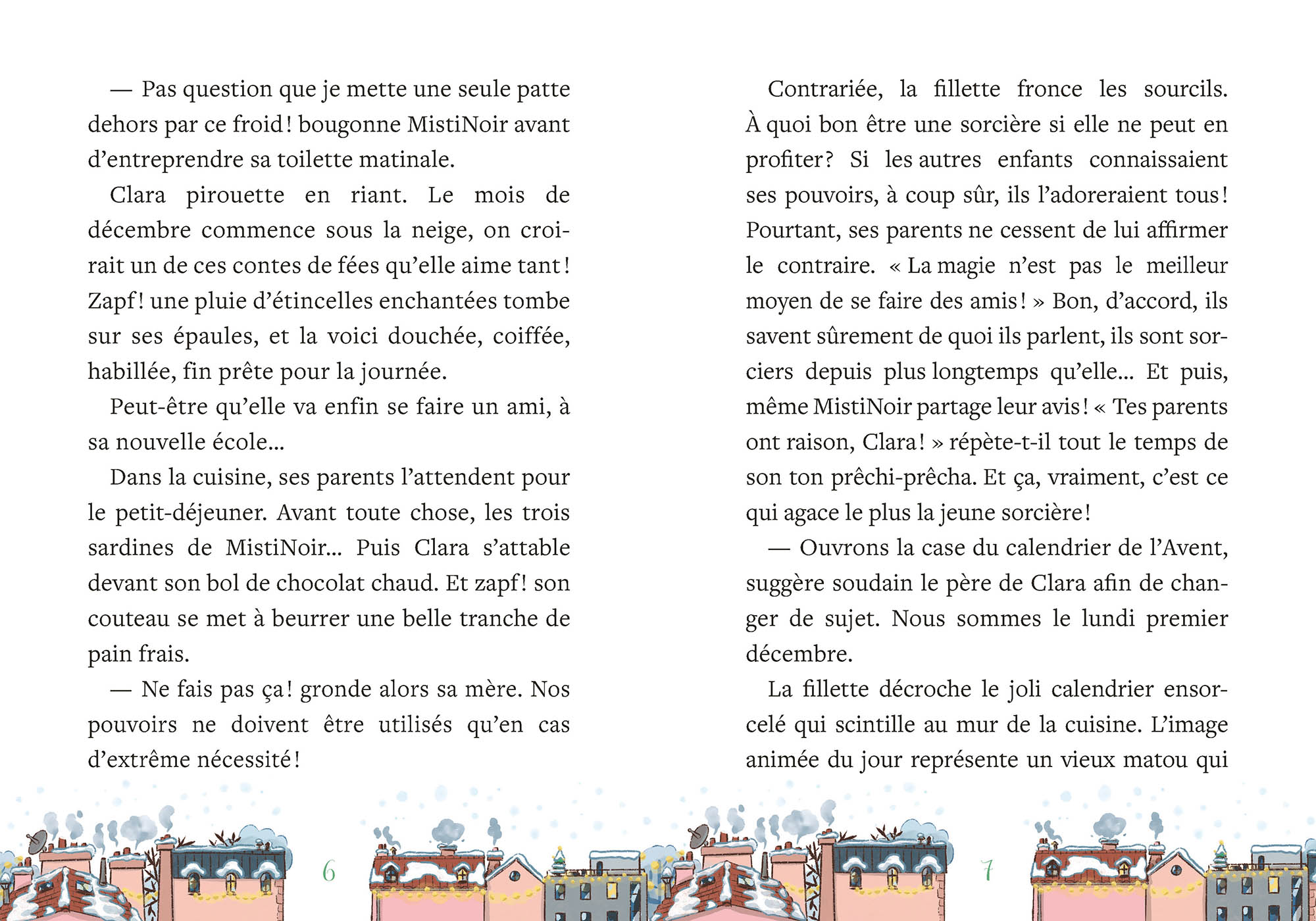 Mon Roman De L Avent - Le Noël De Clara La Petite Sorcière Mon Roman De L Avent - Le Noël De Clara La Petite Sorcière