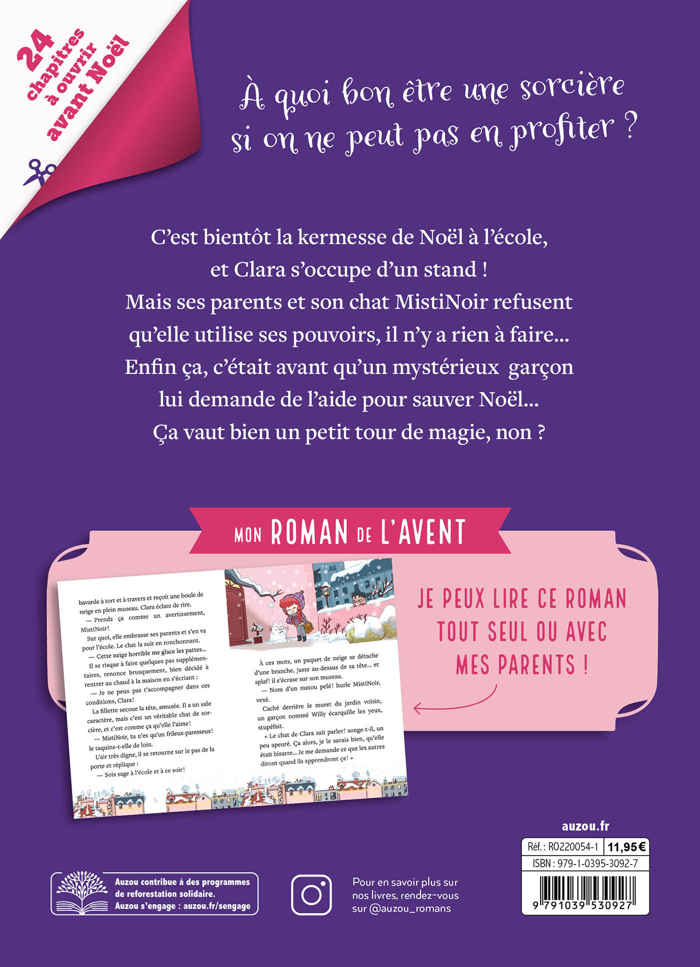 Mon Roman De L Avent - Le Noël De Clara La Petite Sorcière