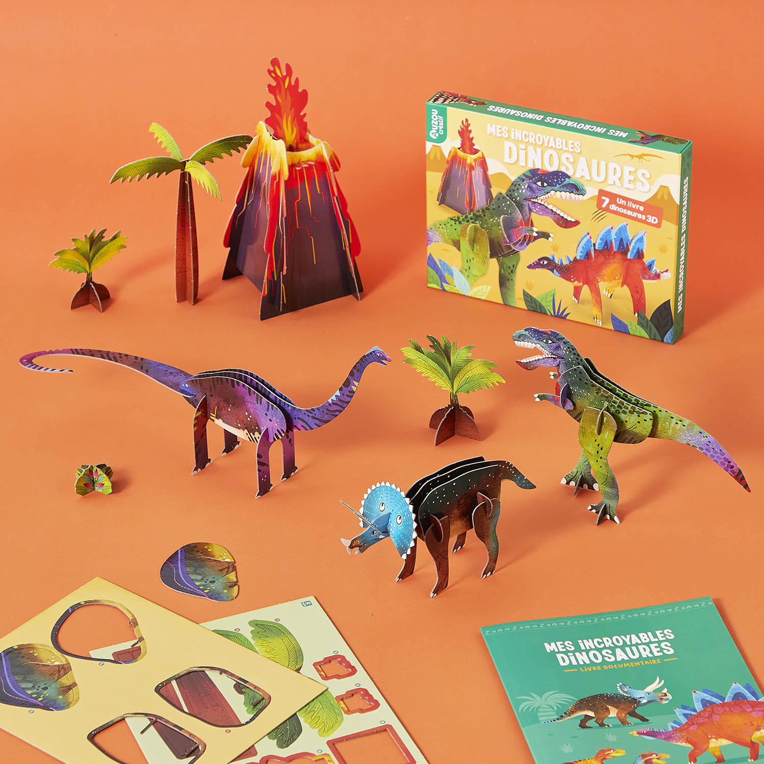 Mon Coffret D'artiste - Mes Dinosaures À Construire