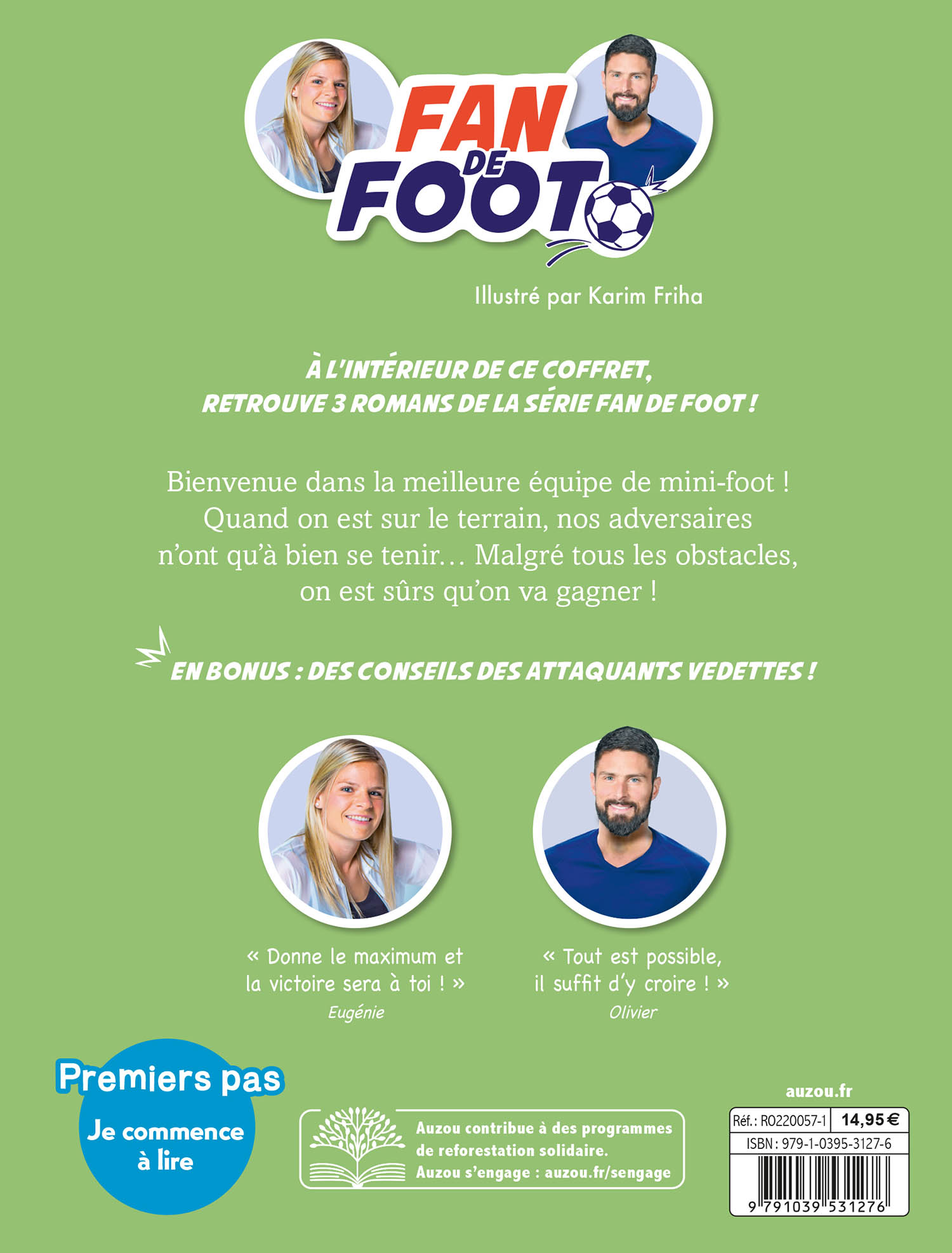 Coffret Bibliothèque 1 - Fan De Foot - Tomes 1 À 3