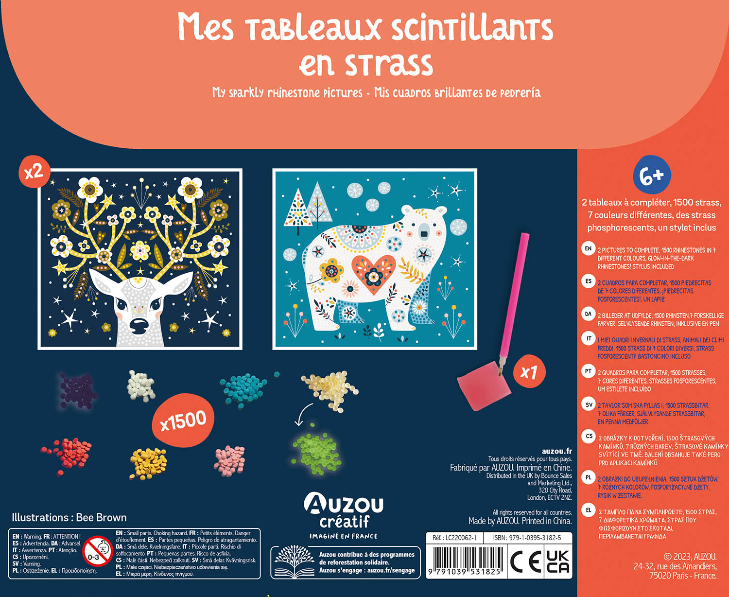 Ma Pochette D'artiste - Mes Tableaux Scintillants En Strass Ma Pochette D'artiste - Mes Tableaux Scintillants En Strass